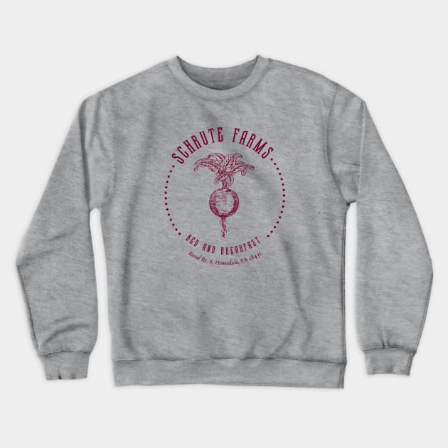 Schrute Farms Crewneck Sweatshirt by ScintillaDesiderata 